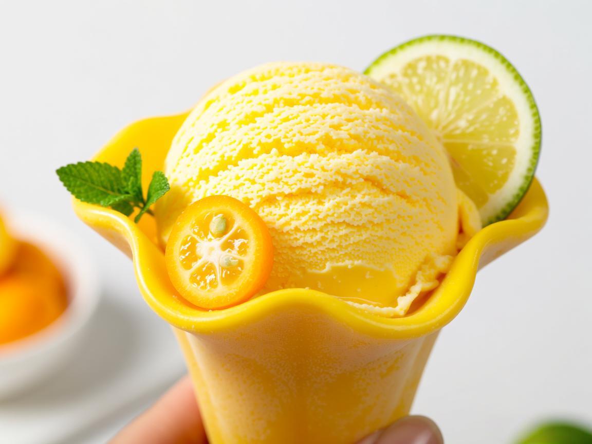 金桔柠檬冰淇淋的制作方法   金桔柠檬冰淇淋怎样制作-攀枝花芒果网
