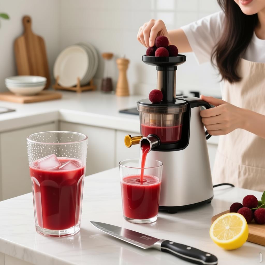 自制杨梅汁的材料和制作方法详细指南教你轻松享受杨梅鲜汁