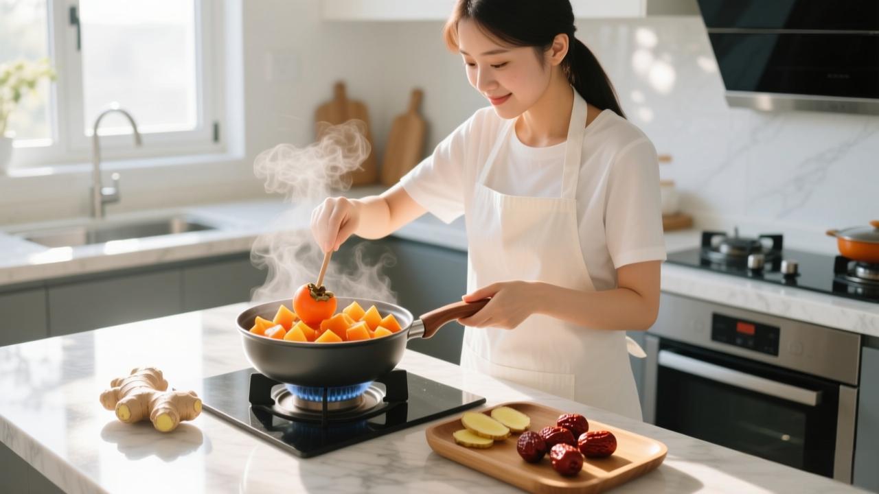 煮柿子的食疗秘籍，煮柿子能带来哪些健康惊喜？