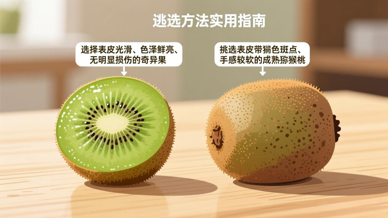 奇异果和弥猴桃怎么挑?挑选技巧全攻略