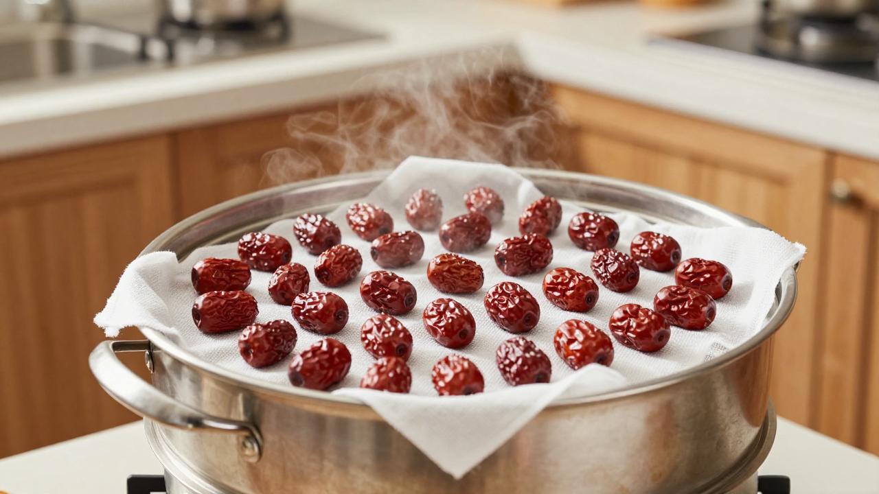 蒸红枣的做法，蒸红枣吃的功效与作用解析