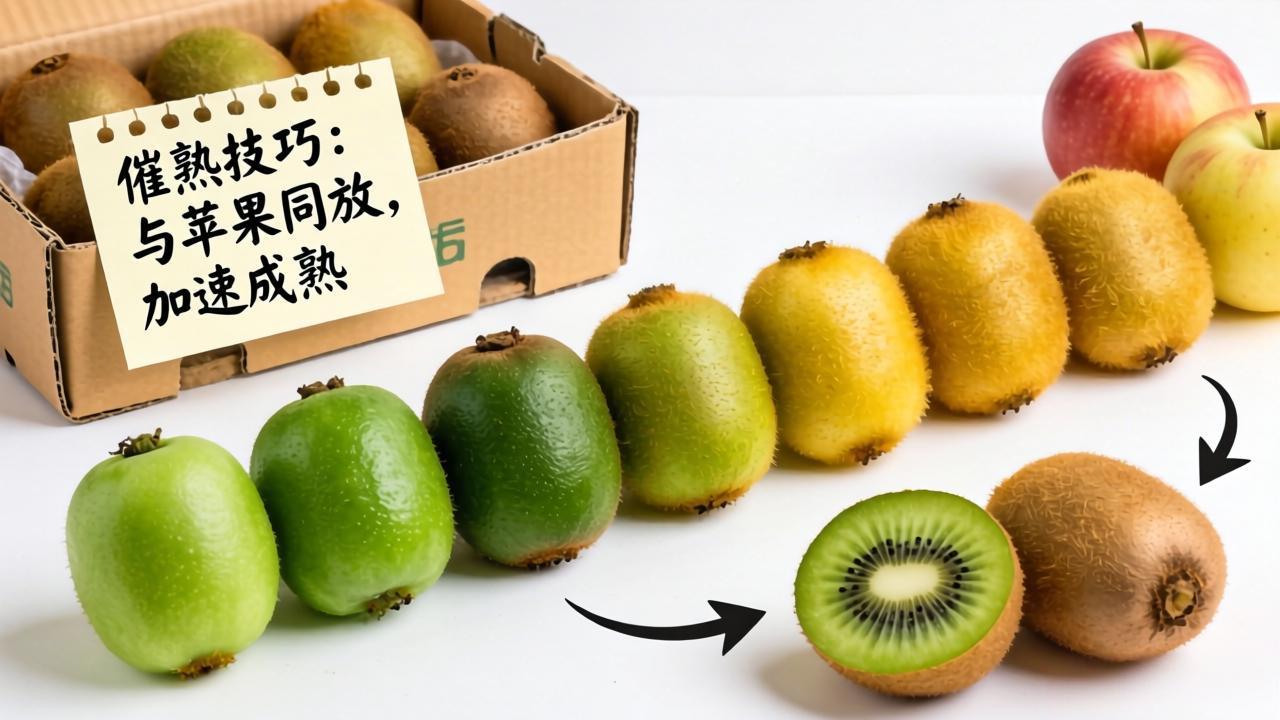 奇异果与弥猴桃催熟技巧，如何享受美味多汁奇异果果实？