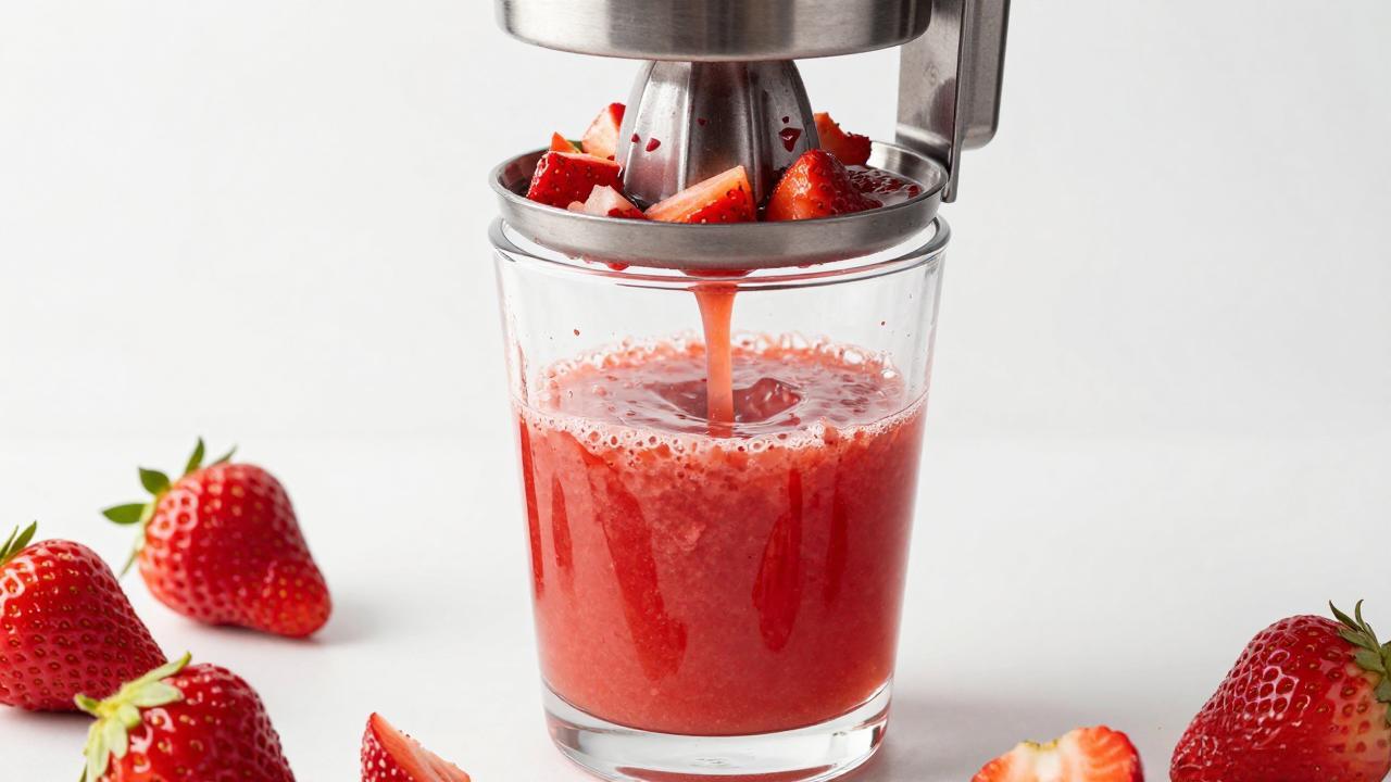 草莓汁制作全攻略,草莓汁的健康益处