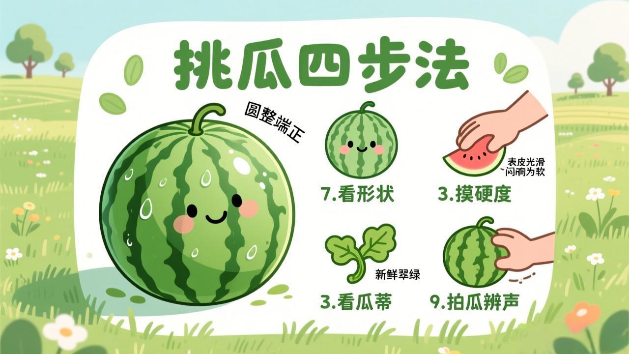 夏季消暑必备：教你如何挑选鲜美西瓜