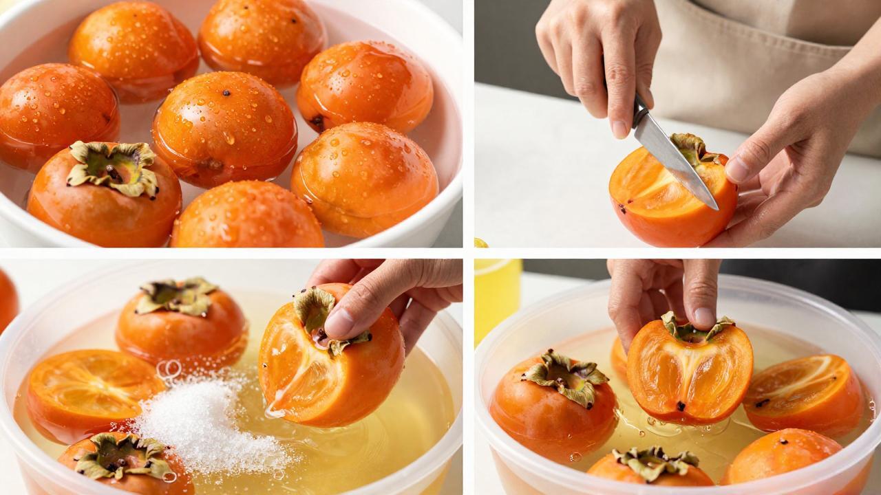 醂柿子怎么做才好吃？家常醂柿子的美味做法技巧分享