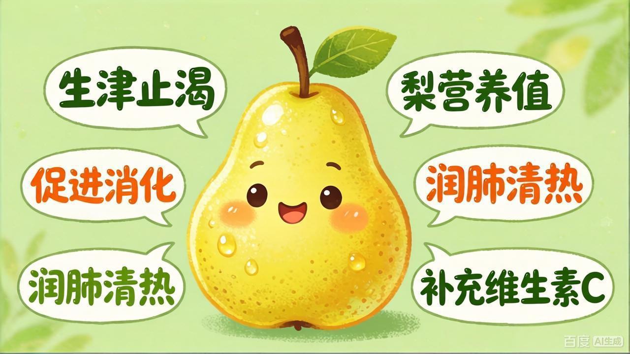 梨的营养价值揭秘，梨的功效与作用有哪些？