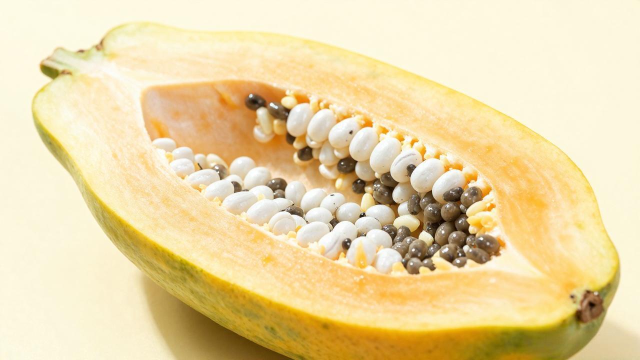 木瓜里面白色的籽能吃吗？
