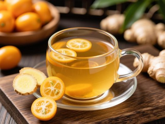 金桔姜茶的做法与功效  金桔姜茶的制作工序与益处