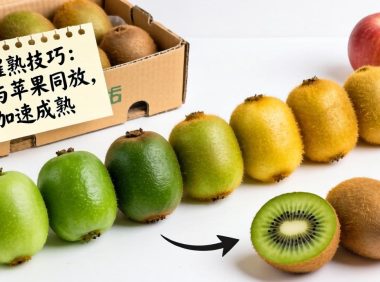 奇异果与弥猴桃催熟技巧，如何享受美味多汁奇异果果实？