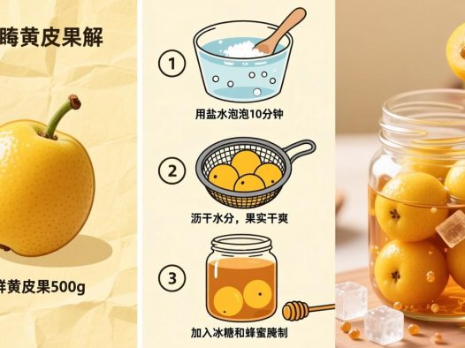 自制腌黄皮果的简单步骤图解，教你轻松享受美味！