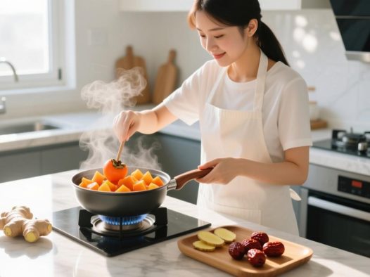 煮柿子的食疗秘籍，煮柿子能带来哪些健康惊喜？