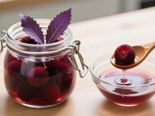 紫苏杨梅的独特做法曝光，如何延长其保存时间并保持新鲜？