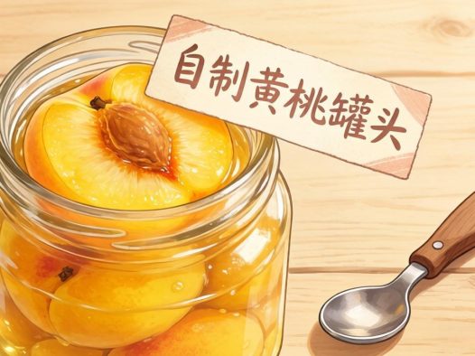 自制黄桃罐头的做法，自制黄桃罐头的潜在危害