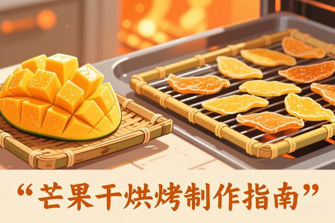 香甜可口的芒果干制作指南-自制健康美味零食技巧