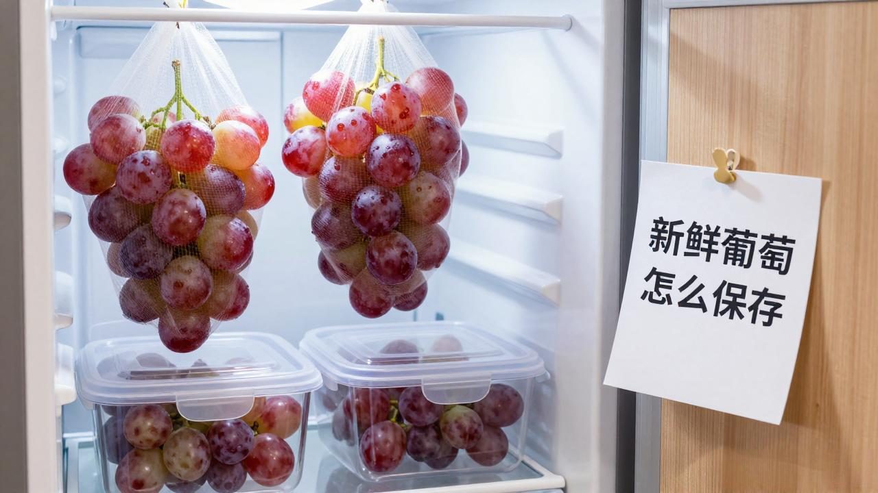 新鲜葡萄怎么保存?教你有效的葡萄保鲜方法