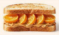 金橘花生酱三明治怎么做?快速简单的制作教程
