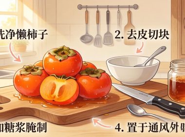 懒柿子的做法，如何简单制作美味懒柿子？