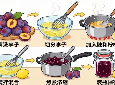 李子果酱怎么做？掌握这几步轻松制作美味李子果酱的方法
