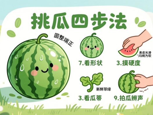 夏季消暑必备：教你如何挑选鲜美西瓜