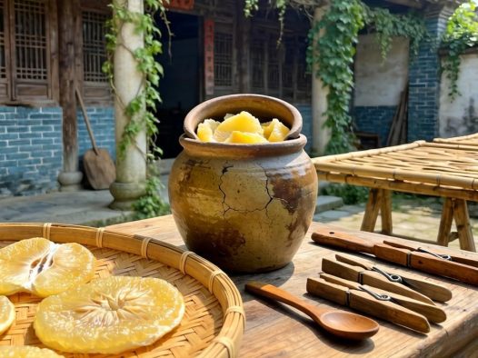 江西柚子皮的腌制秘笈与技巧,江西柚子皮腌制全攻略