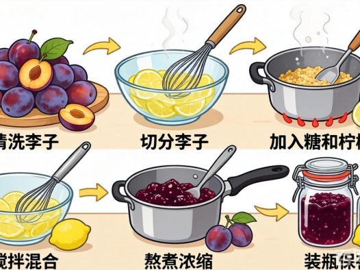 李子果酱怎么做？掌握这几步轻松制作美味李子果酱的方法